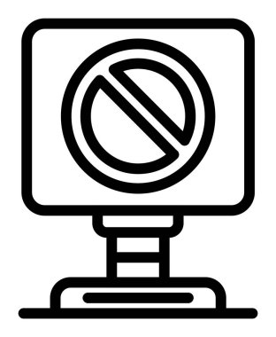 İşaret sembolü olmayan bilgisayar ekranı