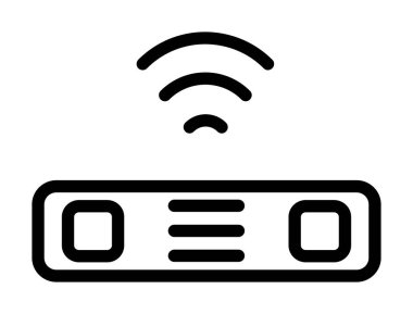 kablosuz kablosuz ağ simgesi, basit biçim