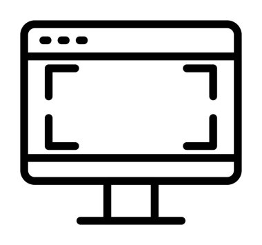 bilgisayar simgesi, vektör illüstrasyonu