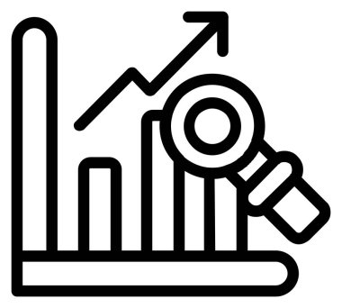 grafik ikonu vektör illüstrasyonu