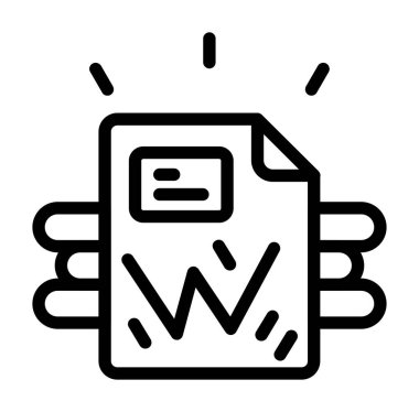 Web tasarımı ve geliştirme çizgisi ikonu vektörü. Geliştirme ve geliştirme sembolü izole edilmiş sınır sembolü simgesi siyah.