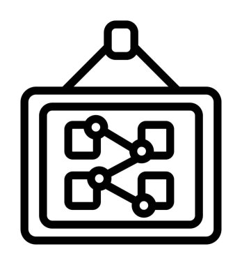 ağ paylaşım simgesi çizimi