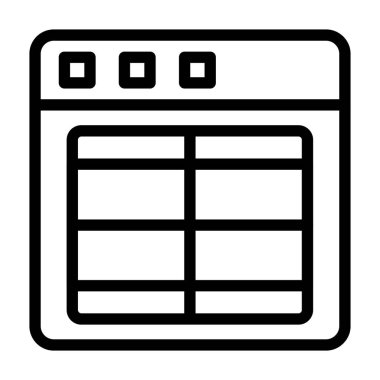 Web tasarım vektörü simgesi