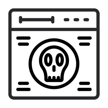 vektör Cadılar Bayramı ikonu illüstrasyonu