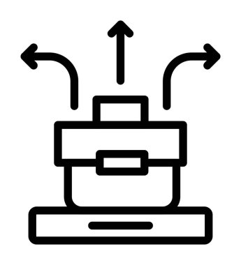 yazıcı simgesi vektör çizimi çizimi