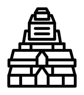 merdiven simgesi çizimi