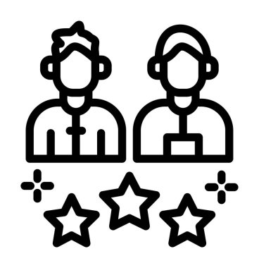 yıldız simgesi vektör illüstrasyonu