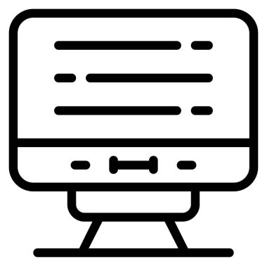 bilgisayar simgesi, vektör illüstrasyonu