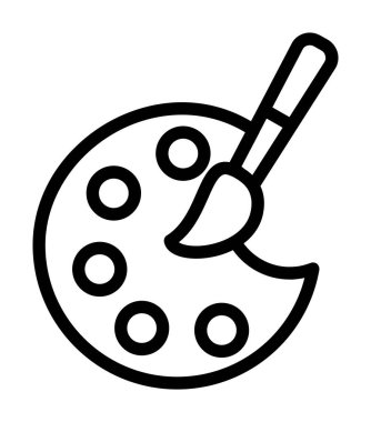 Bir simgenin vektör illüstrasyonu