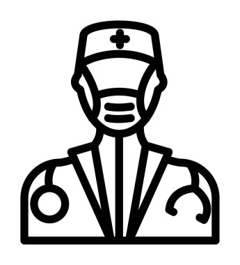 Doktor Simge vektör illüstrasyonu