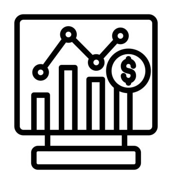 Çizelge. Web simgesi basit tasarım