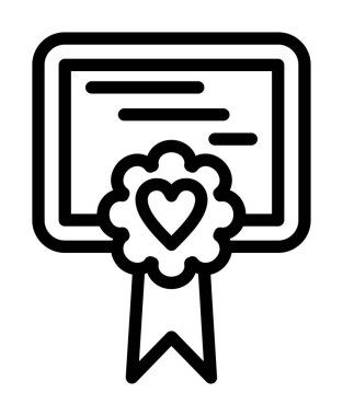 Sertifika diploma simgesi, özet biçimi