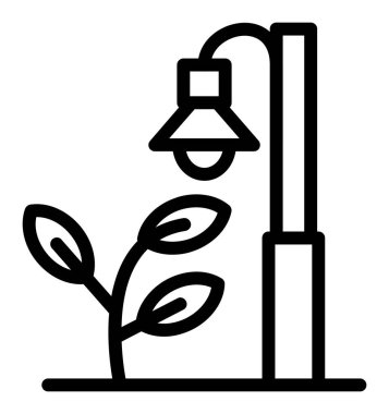 Bitki. Web simgesi basit tasarım