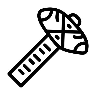 termometre ağ simgesi vektör çizimi