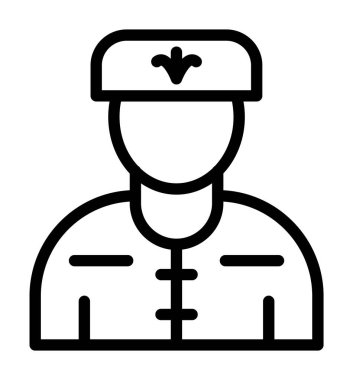 Vektör Avatar Simgesi illüstrasyonu