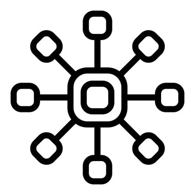 ağ bağlantısı simgesi çizimi