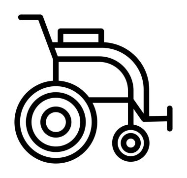 Motosiklet scooter ikonu ana hat vektörü. Bisiklet. scoobike