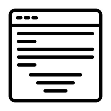 Web sitesi tasarımı ve masaüstü zarfları için web simgesi, geliştirme. premium paket.