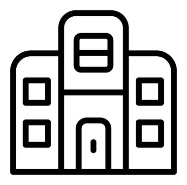 Ofis masası ikonu. Beyaz arkaplanda izole edilmiş web tasarımı için tasarım biçimi vektörü simgesi