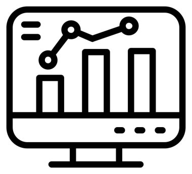 Çizelge. Web simgesi basit tasarım