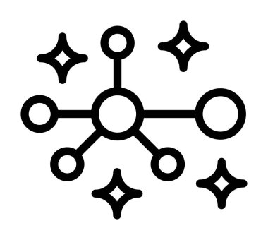 ağ paylaşım simgesi çizimi