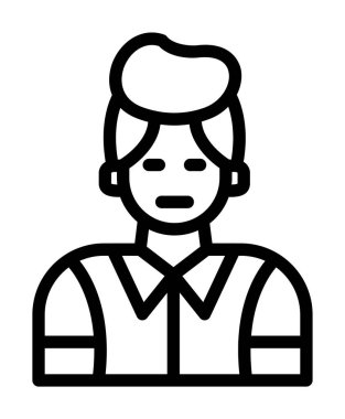 Genç adam simgesi, taslak biçimi