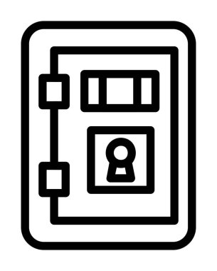 ağ vektörü ince çizgi simgesi