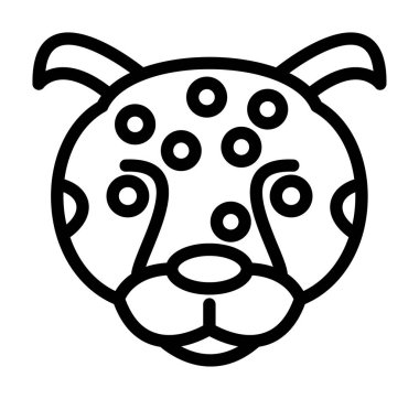 köpek hayvan simgesi, taslak biçimi