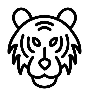 Kaplan ikonu vektör illüstrasyonu