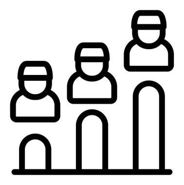 grup insanları ana hatlar biçiminde grup simgesi