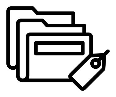 Dosya. Web simgesi basit illüstrasyon