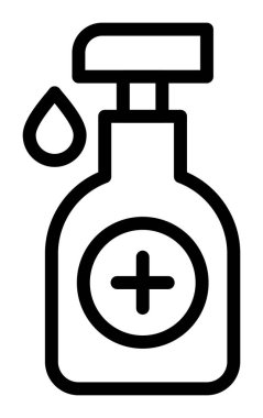 şişe simgesi vektör illüstrasyonu