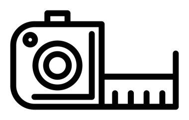 kamera simgesi vektör illüstrasyonu