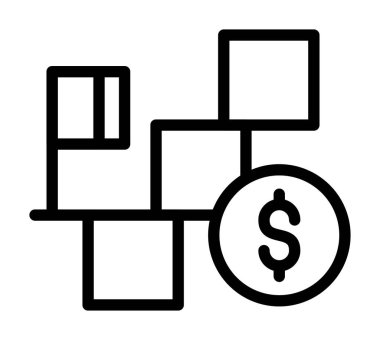 Para ve para birimi simgesi. Beyaz arkaplanda izole edilmiş web tasarımı için para ve dolar vektör simgesi