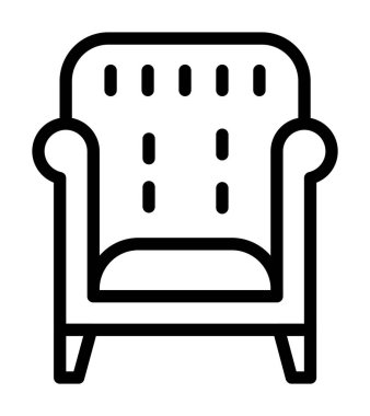 Kanepe. Web simgesi basit tasarım