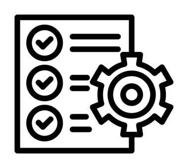 Ayarlama. Web simgesi basit tasarım