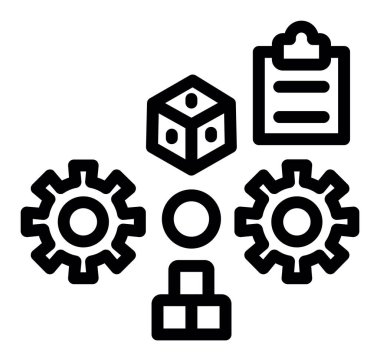 sunucu vektör sembol tasarımı