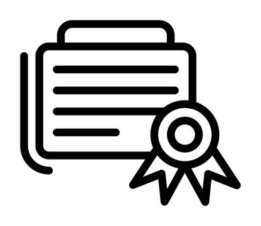 Yıldız simgesi ile rozet, satır tasarımı