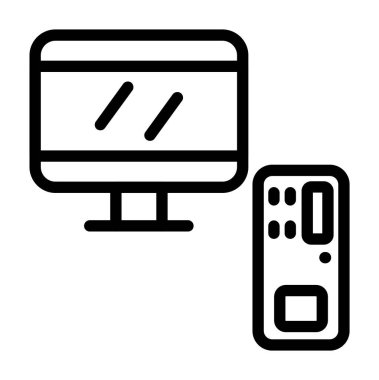 TV kontrol vektör simgesi