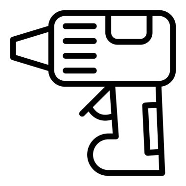 Kamera flaş simgesi, anahat stili