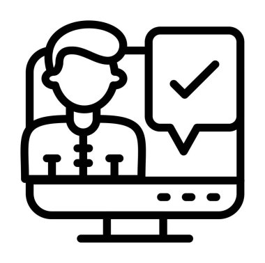 kontrol listesi simgesi vektör illüstrasyonu