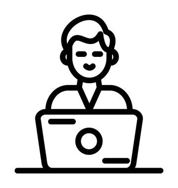 iş kadını simgesi, özet biçimi