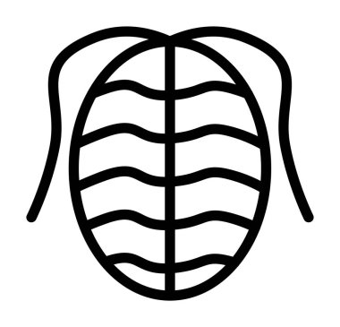 Çizgi film simgesinin vektör illüstrasyonu