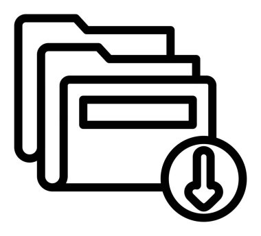 belge simgesi vektör illüstrasyonu