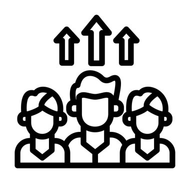 insanlar simge vektör illüstrasyonu