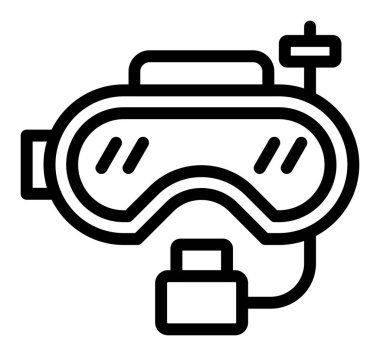 vr sanal gerçeklik gözlüğü simgesi, özet biçimi