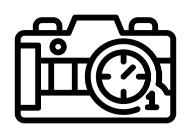 kamera vektör simgesi, vektör resmi