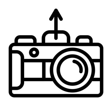 kamera fotoğrafçılık simgesi, özet biçimi