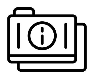 Kamera simgesi, vektör illüstrasyon tasarımı