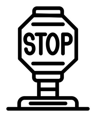 Simge vektör çizim durdurmak